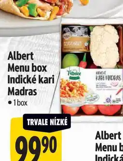 Albert Albert Menu box Indické kari Madras 1 box nabídka