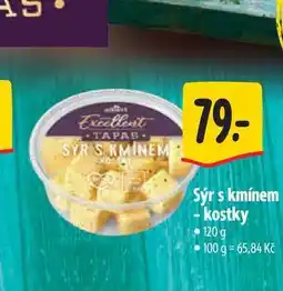 Albert Sýr s kmínem - kostky 120 g nabídka