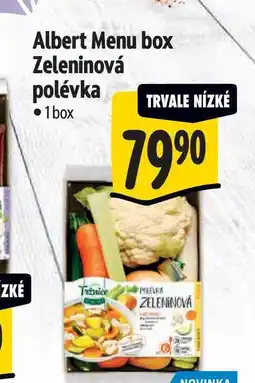 Albert Albert Menu box Zeleninová polévka 1box nabídka