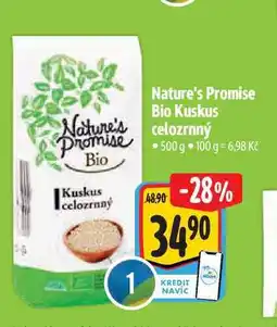Albert Nature's Promise Bio Kuskus Nature's celozrnný 500 g nabídka