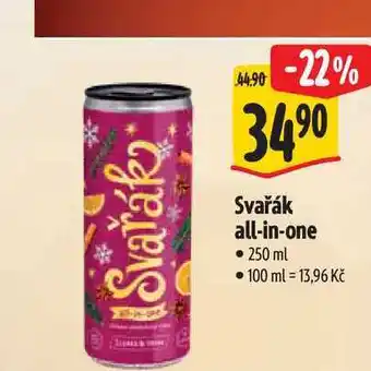 Albert Svařák all-in-one 250 ml nabídka