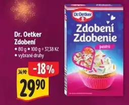 Albert Dr. Oetker Zdobení nabídka