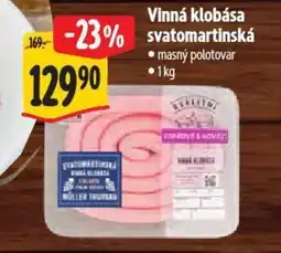 Albert Vinná klobása svatomartinská nabídka