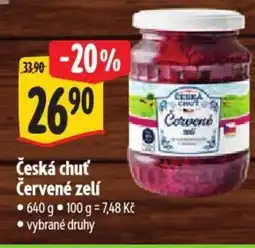 Albert Česká chuť Červené zelí nabídka