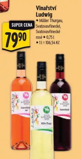 Albert Vinařství Ludwig nabídka