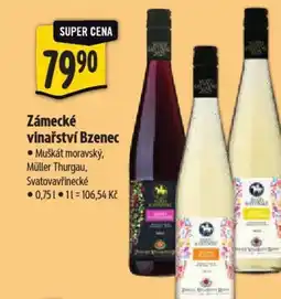 Albert Zámecké vinařství Bzenec nabídka