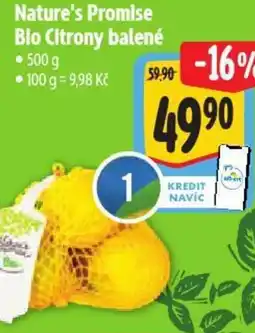 Albert Nature's Promise Bio Citrony balené nabídka