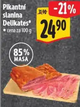 Albert Pikantní slanina Delikates nabídka