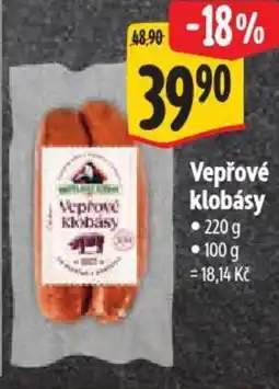 Albert Vepřové klobásy nabídka