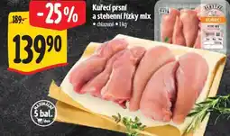 Albert Kuřecí prsní a stehenní řízky mix nabídka