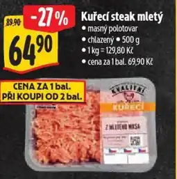 Albert Kuřecí steak mletý nabídka