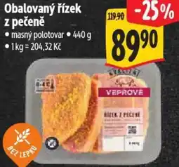 Albert Obalovaný řízek z pečeně nabídka