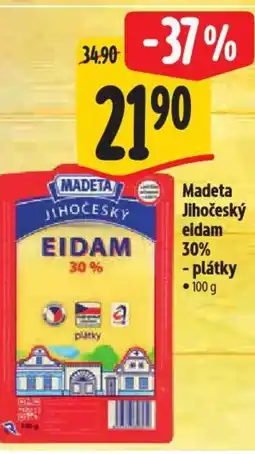 Albert Madeta Jihočeský eidam 30% - plátky nabídka