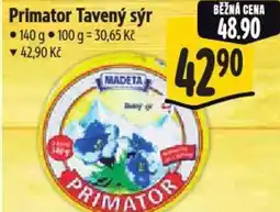 Albert MADETA Primator Tavený sýr nabídka