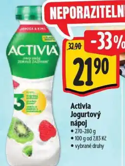 Albert Activia Jogurtový nápoj nabídka