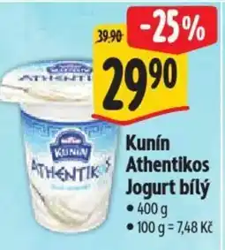 Albert Kunín Athentikos Jogurt bílý nabídka