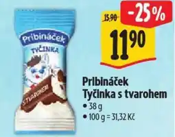Albert Pribináček Tyčinka s tvarohem nabídka