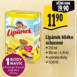 Albert Madeta Lipánek Mléko ochucené nabídka