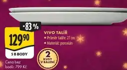 Albert Vivo talíř nabídka
