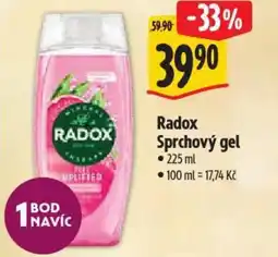 Albert Radox Sprchový gel nabídka