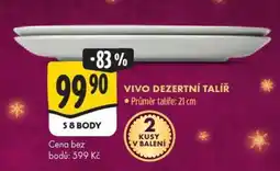 Albert Vivo dezertní talíř nabídka