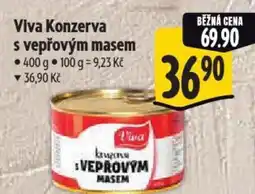 Albert Viva Konzerva s vepřovým masem nabídka