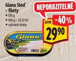 Albert Giana Sled - filety nabídka