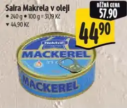 Albert Saira Makrela v oleji nabídka