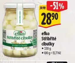 Albert Efko Stribrité cibulky nabídka