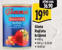 Albert Giana Rajčata krájená nabídka