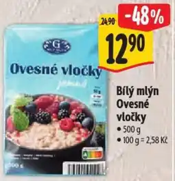 Albert Bílý mlýn Ovesné vločky nabídka