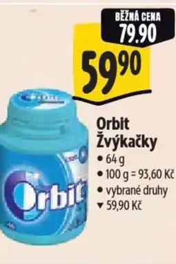 Albert Orbit Žvýkačky nabídka