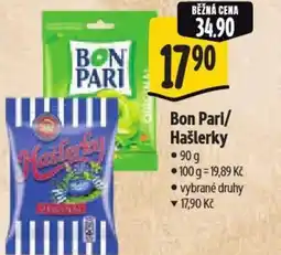 Albert Bon Pari/ Hašlerky nabídka