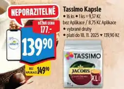 Albert Tassimo Kapsle nabídka