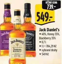 Albert Jack Daniel's nabídka