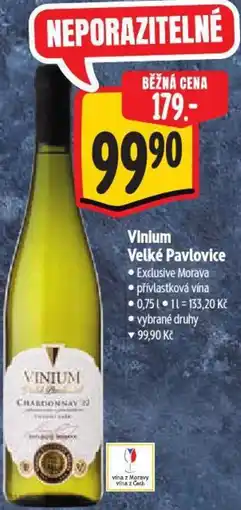 Albert Vinium Velké Pavlovice nabídka