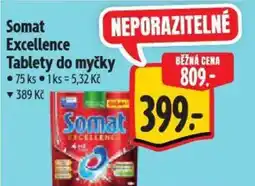 Albert Somat Excellence Tablety do myčky nabídka