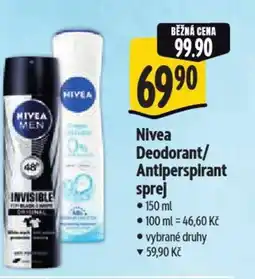 Albert Nivea Deodorant/ Antiperspirant sprej nabídka