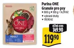 Albert Purina One Granule pro psy nabídka