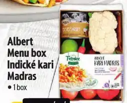 Albert Albert Menu box Indické kari Madras nabídka
