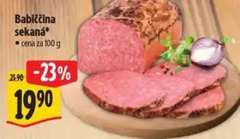 Albert Babiččina sekaná nabídka