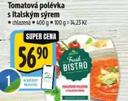Albert Tomatová polévka s italským sýrem nabídka