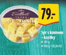 Albert Sýr s kmínem -kostky nabídka