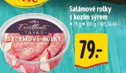 Albert Salámové rolky s kozím sýrem nabídka