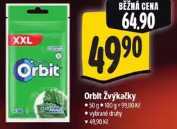 Albert Orbit žvýkačky nabídka