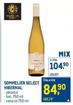 Makro Sommelier select hibernal nabídka
