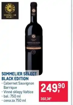 Makro Sommelier select black edition nabídka