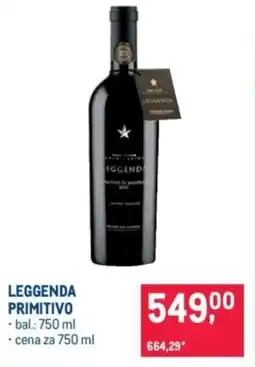 Makro Leggenda primitivo nabídka