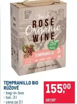 Makro Tempranillo bio ružové nabídka