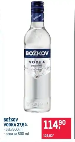 Makro Božkov vodka 37,5% nabídka